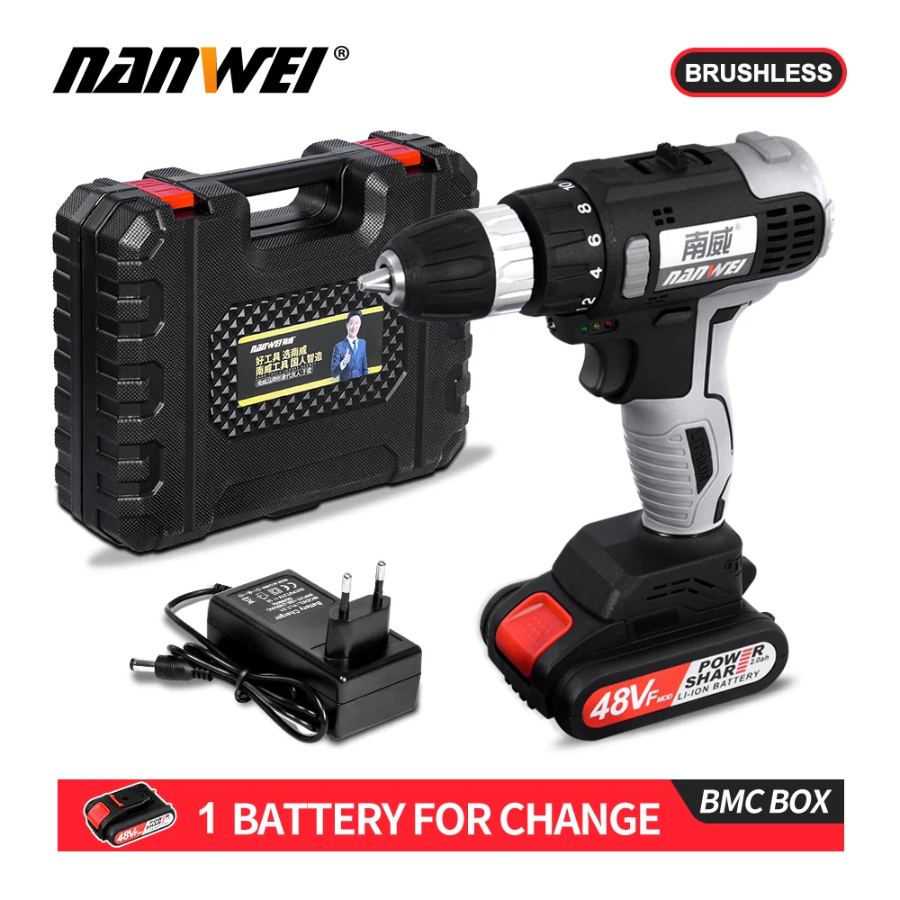 

Brushless 21V Electric Screwdriver Mini Cordless DrilDriver Tools Rechargeable Lithium-Ion Battery Screwdrive