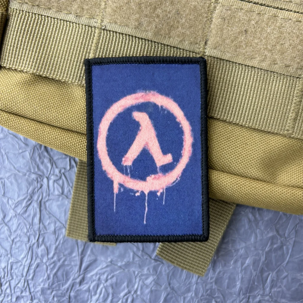 Half Life Printing Patch Sticker on Clothes Tactical and Military Accessories Hook and Loop Patches Backpack Emblem