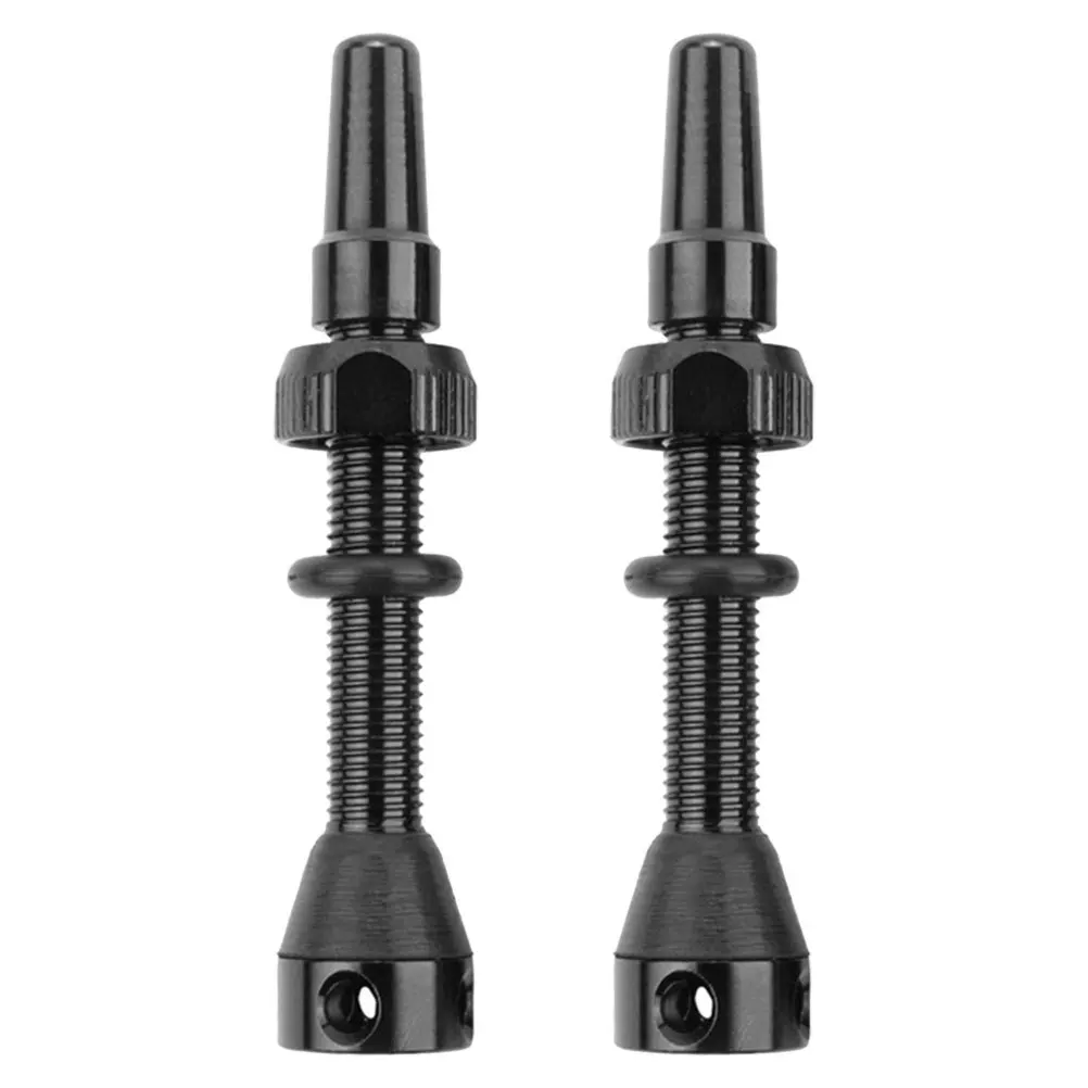 

Alipis 2 Pcs Tubeless Tire Valve Stems Aluminum Caps Backflow Design for Cars Bikes Trucks Lightweight Easy Installation