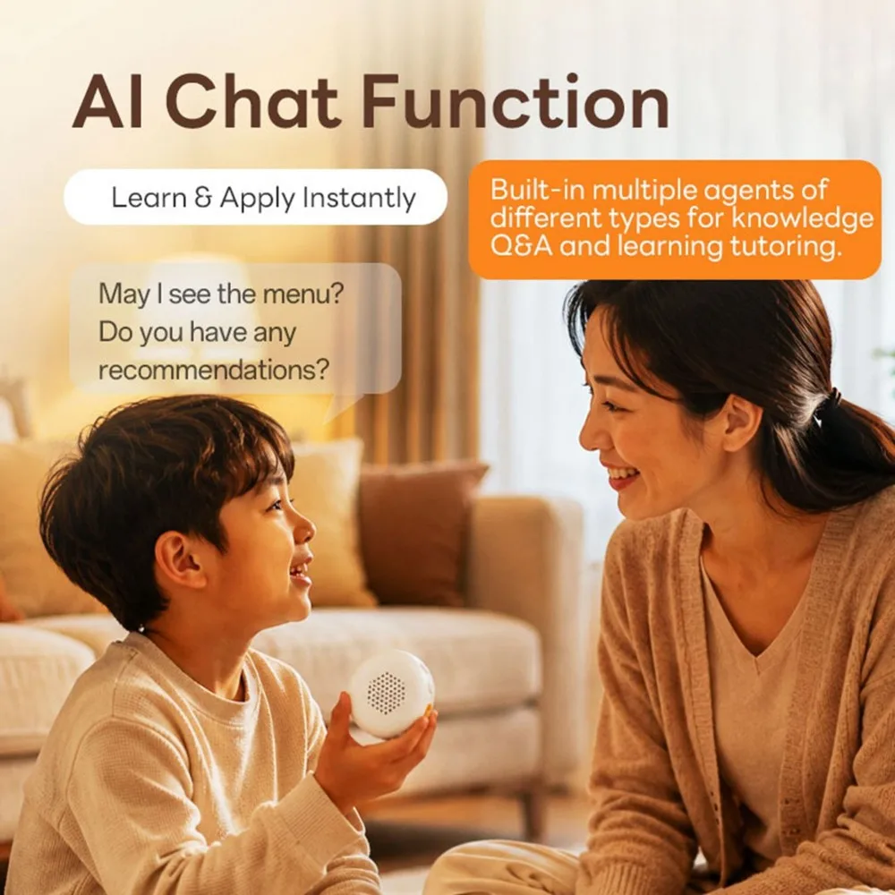 AI Oral Practice Tool Wearable Translator Speaker Language Real-Time Translation Tourism Learning Tool