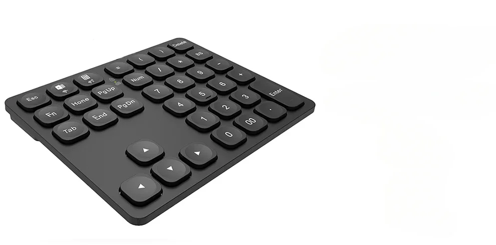 36-Key Bluetooth Numeric Keypad Mute Rechargeable Office Finance Mobile Phone Tablet External Numeric Keypad