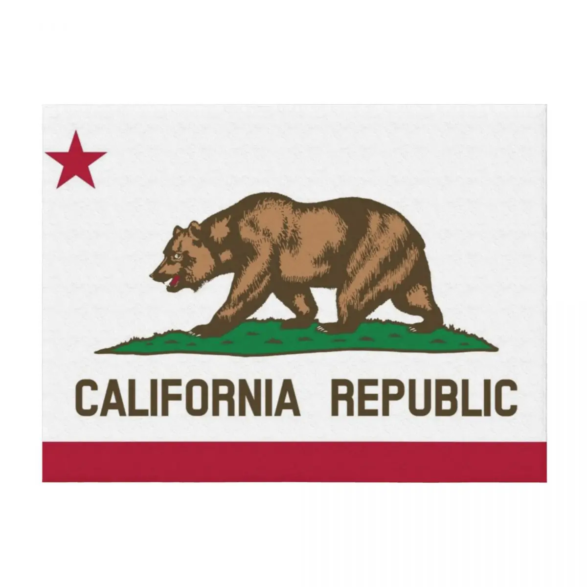 

California Flag Throw Blanket Bed covers Thin Furry Cute Blankets