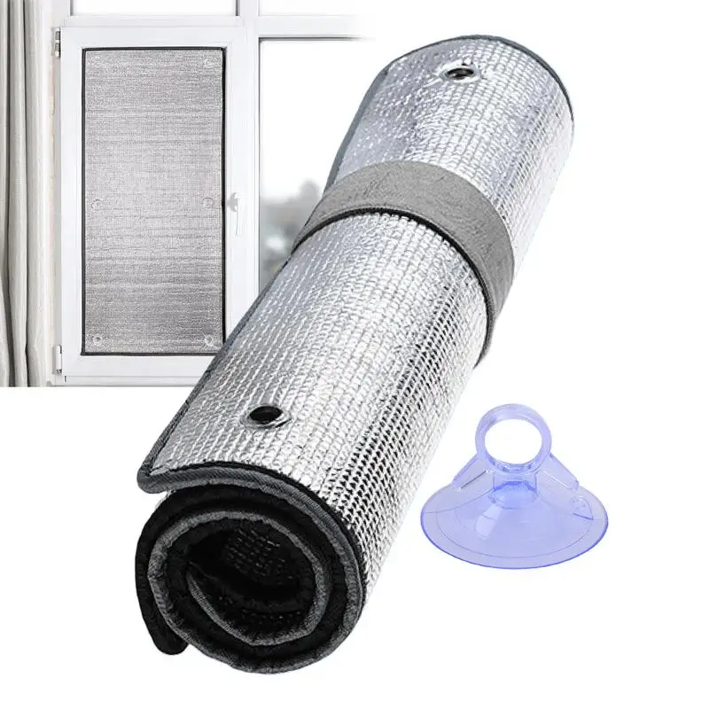 Window Film For Winter Insulated Aluminum Film Window Heat Blocker Insulation Heat Shield Radiant Barrier For Attic Window