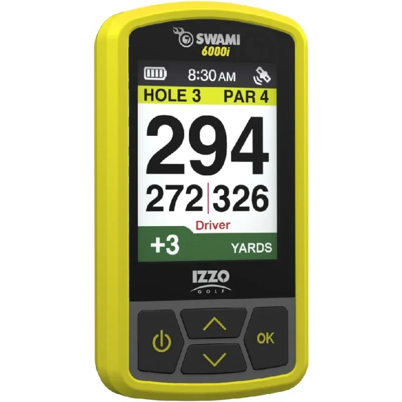 

Handheld Golf GPS Water-Resistant Color Display With 38,000 Course Maps & Scorekeeper Model may vary