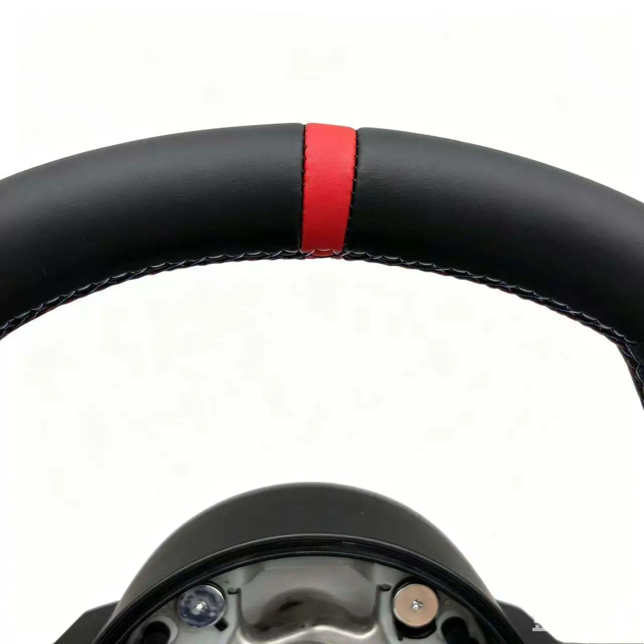 Rotes Lederlenkrad für BMW F10 F11 F18 F06 F12 M5 M6 F06 F12 F13 M8 F91 F92 F93 M6 Basis - Performance Autozubehör – Detail 2