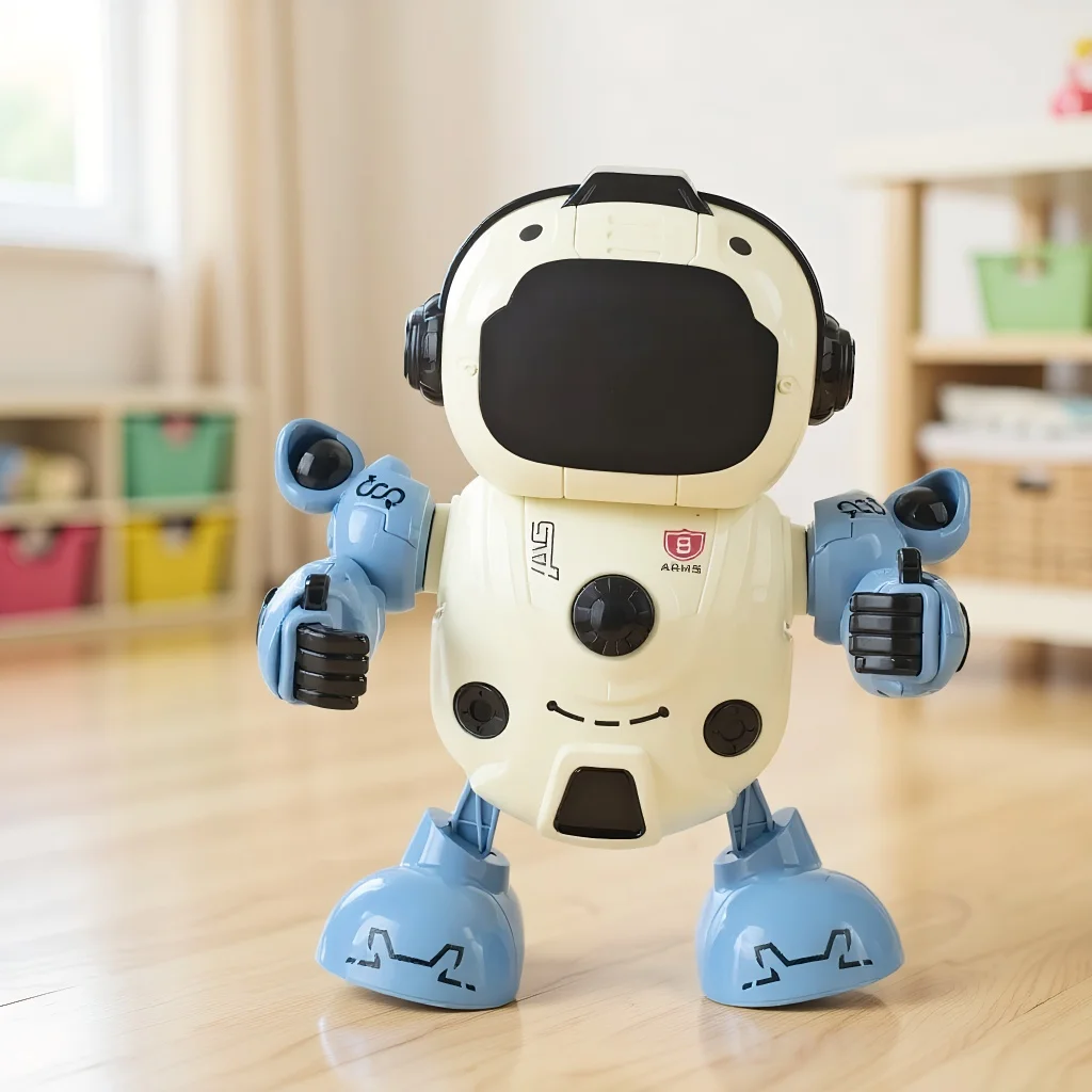 

Interactive Dancing Robot Toy - Kids Electric Musical Robot with Flashing Lights & Swinging Motion