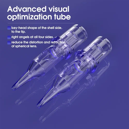 Imagen 2 del producto Mast PRO Art agujas de maquillaje 1001RLT 7mm cartucho de tatuaje cónico agujas suministros maquillaje permanente revestimiento redondo