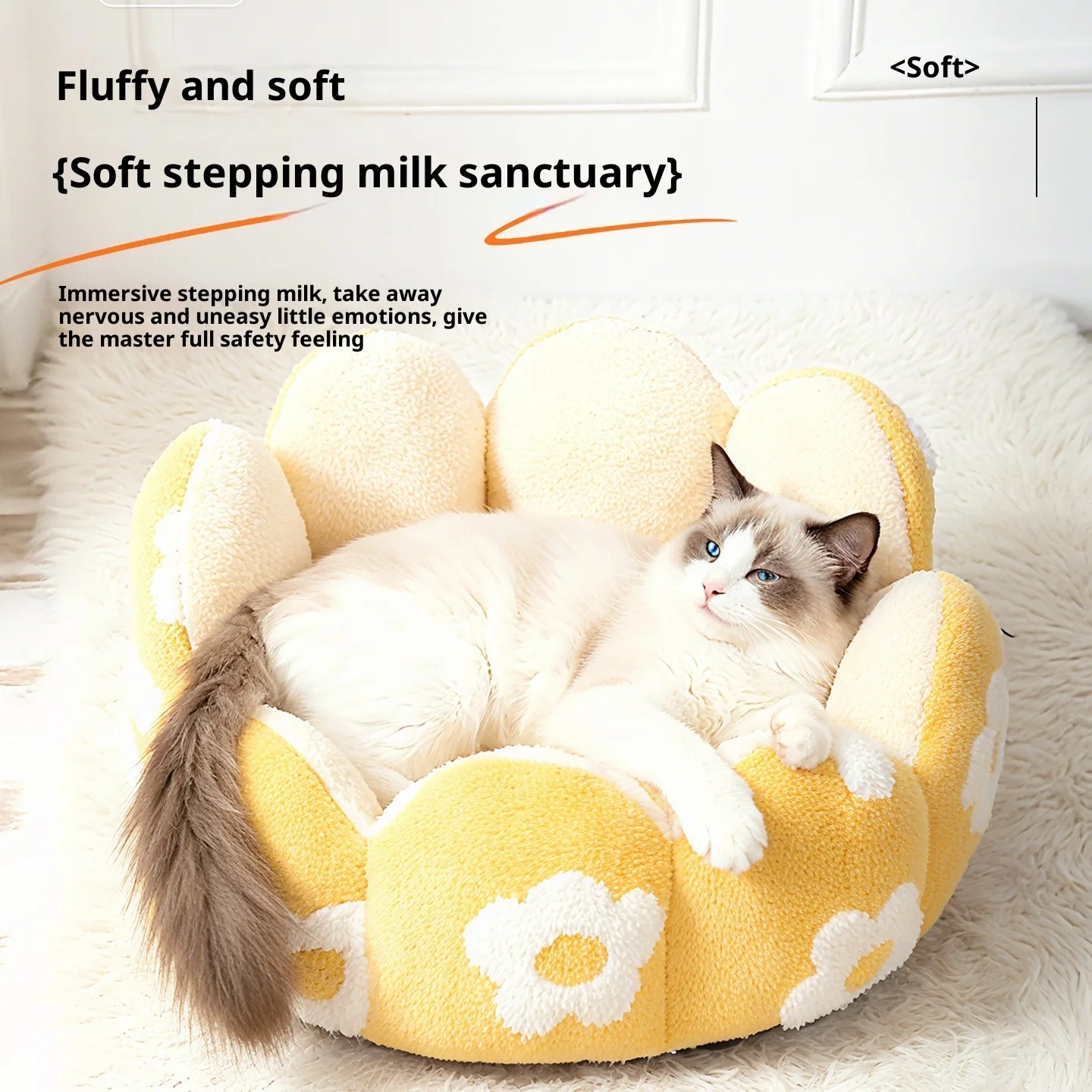 Cama sofá cálida de invierno para perros y gatos, lavable segura - imagen 3