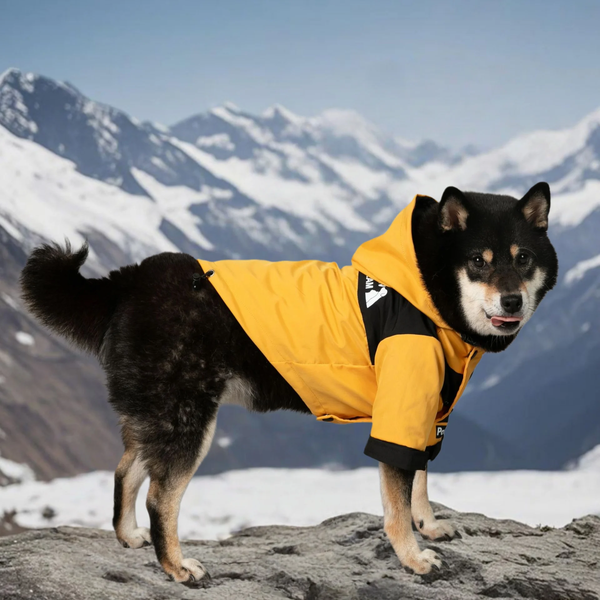 Waterproof Dog Rain Coat Jacket for Medium to Large Dogs Puppy Outdoor Pet Clothing Fashionable Fans Design S-5XL Sizes