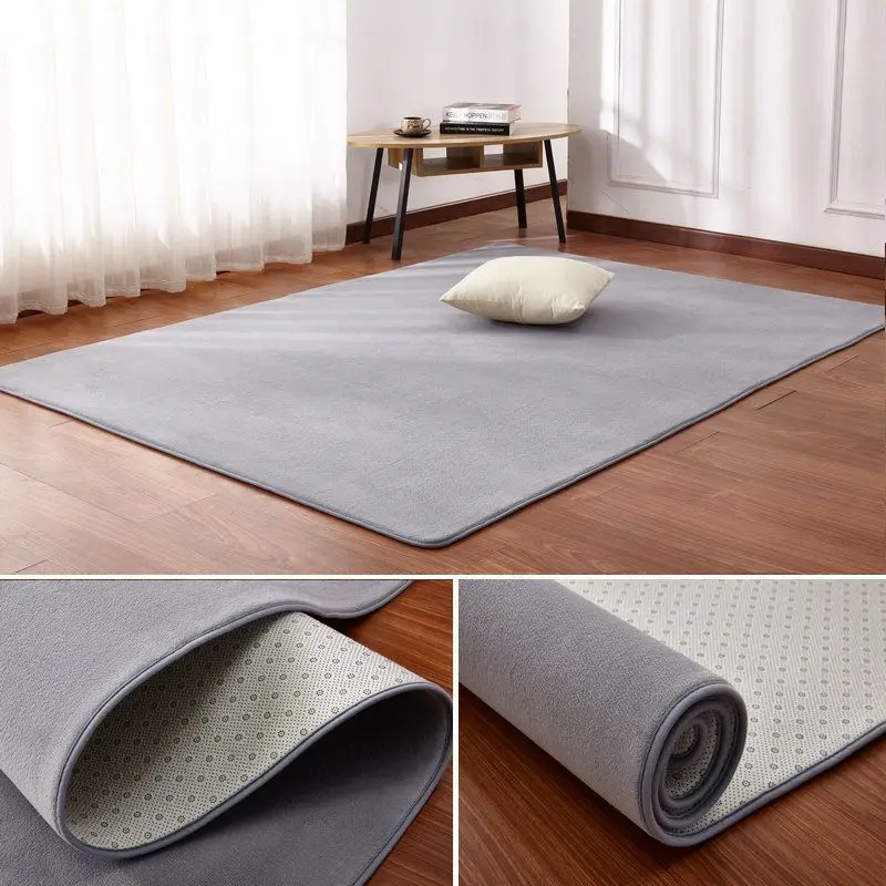 Minimally Designed Carpet Dirt Resistant Floor Mat Tatami Mat Short Haired Ultra Soft Soundproof Bedside Blanket For Bedroom