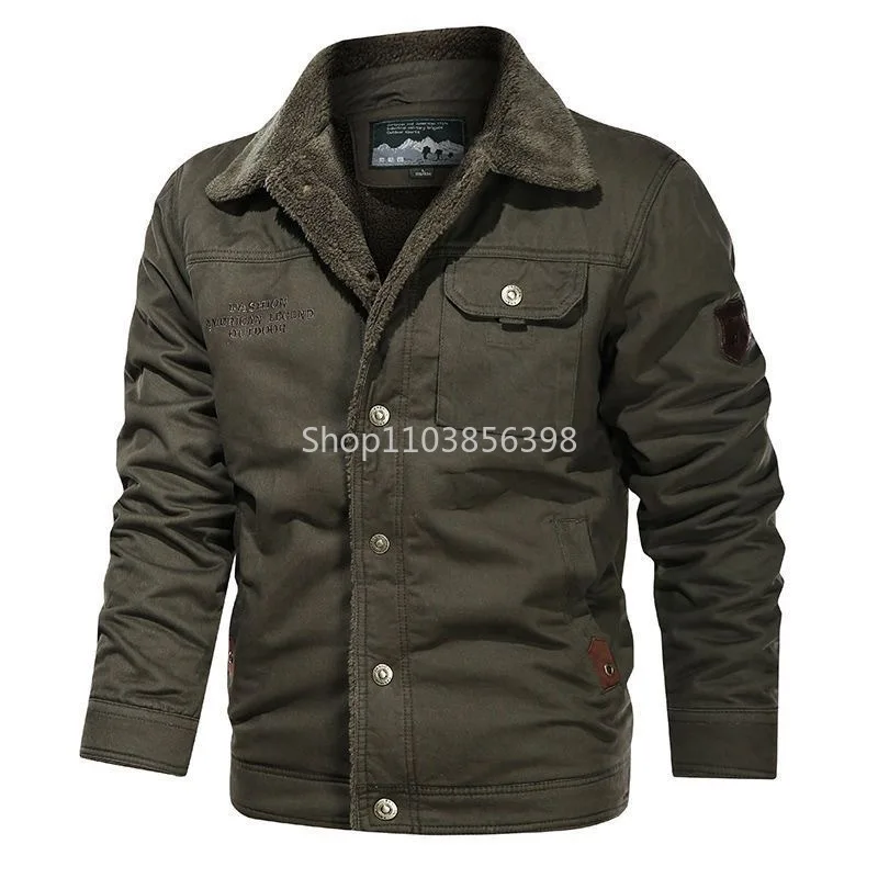 Men's Winter Fleece Jacket Coats Thick Warm Casual Parkas Outwear Jackets Mens Jaquetas Masculina Inverno Male Overcoat Oversize