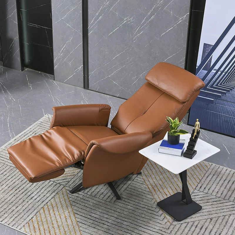 غرفة المعيشة كبار السن قوة واحدة صالة جلدية كرسي دوار رفع هزاز تدليك كرسي أريكة كرسي #1
