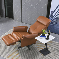 Living room elderly power single lounge leather recliner rotary lift rocking massage recliner sofa chair