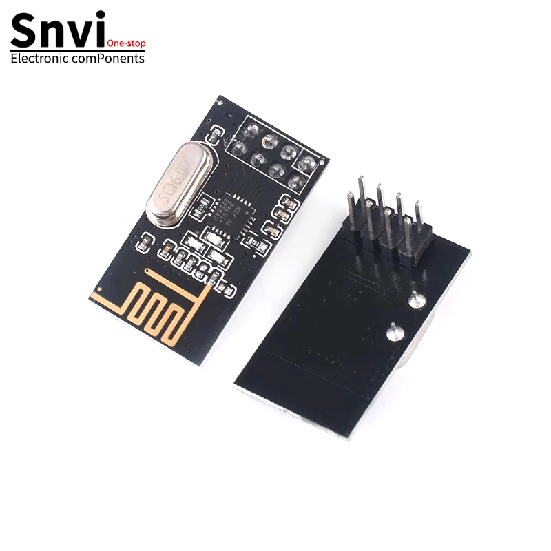 Snvi transceptor sem fio nrf24l01 + módulo de antena 2.4ghz para placa adaptadora de soquete de microcontrole para arduino