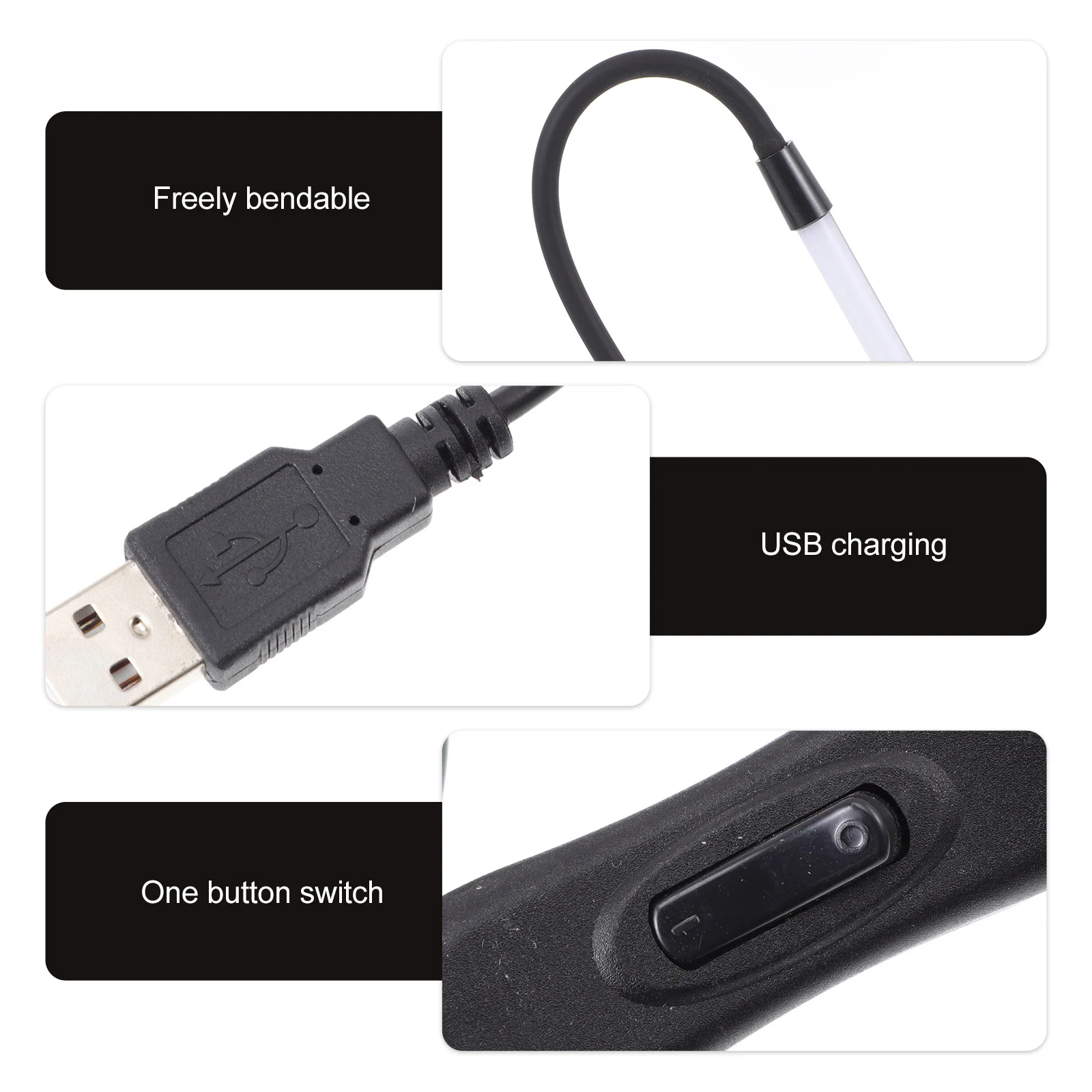 

1Pcs Eye Protection Table Lamp Durable Clip-on Bedside Light Creative Reading Night Lamp for Home Bedroom School Study