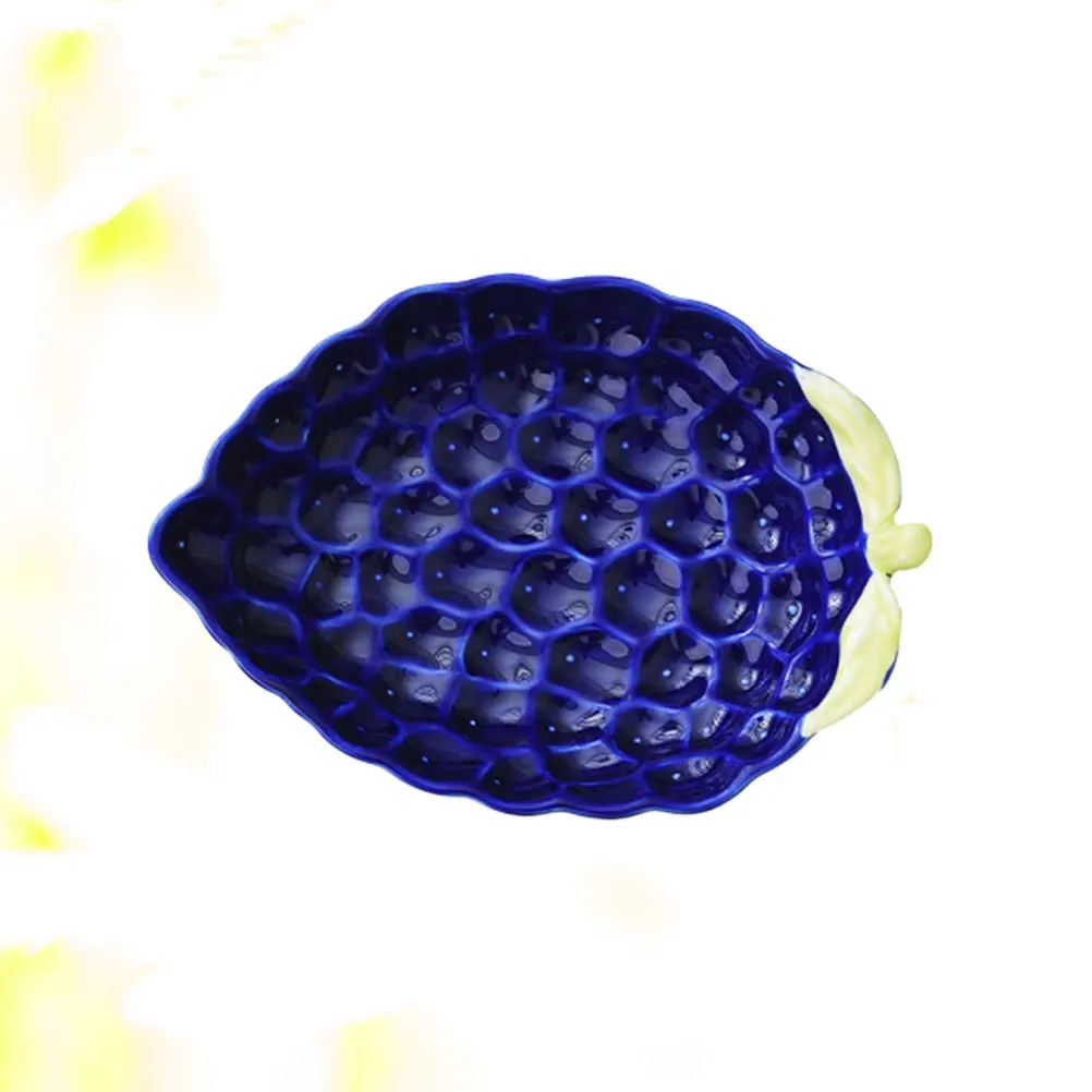 

Ceramic Dessert Bowl Lovely Grape Color Dish High Quality Fruit Plate for Snacks Appetizers Restaurant Party Gatherings