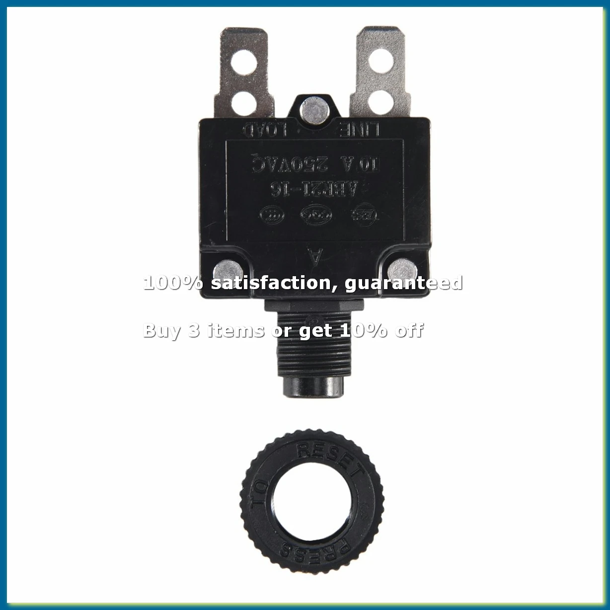 125/250VAC 50/60Hz 10A 2 Pin Terminals -101E AC DC Toggle Switch-DTA9