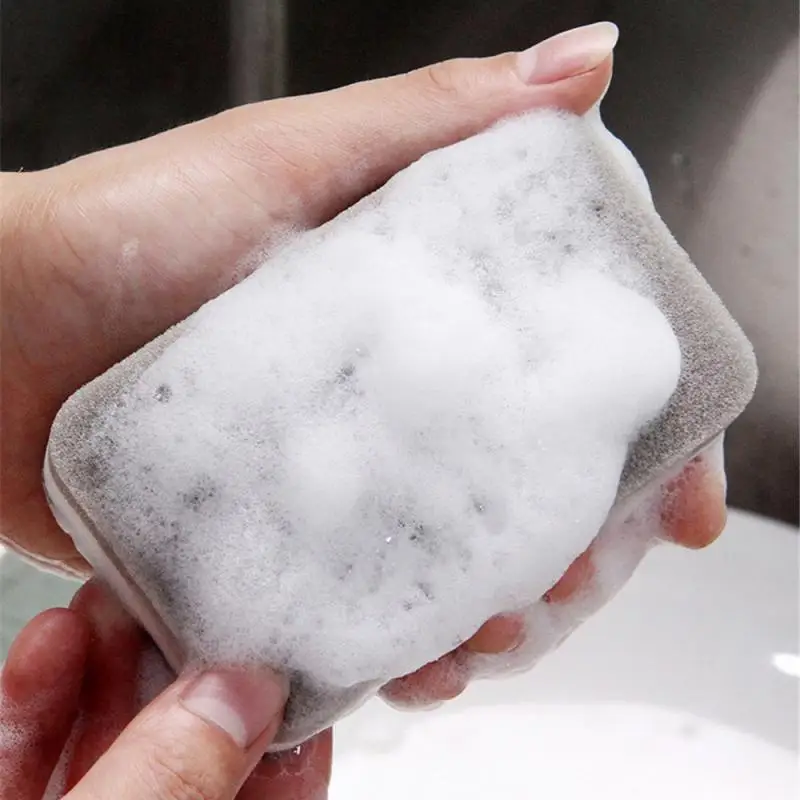 Washable Scouring Pad Stain Removal Easy To Clean Can Be Reused Water Absorption Lasting Water Absorbent Block Thickening Trend