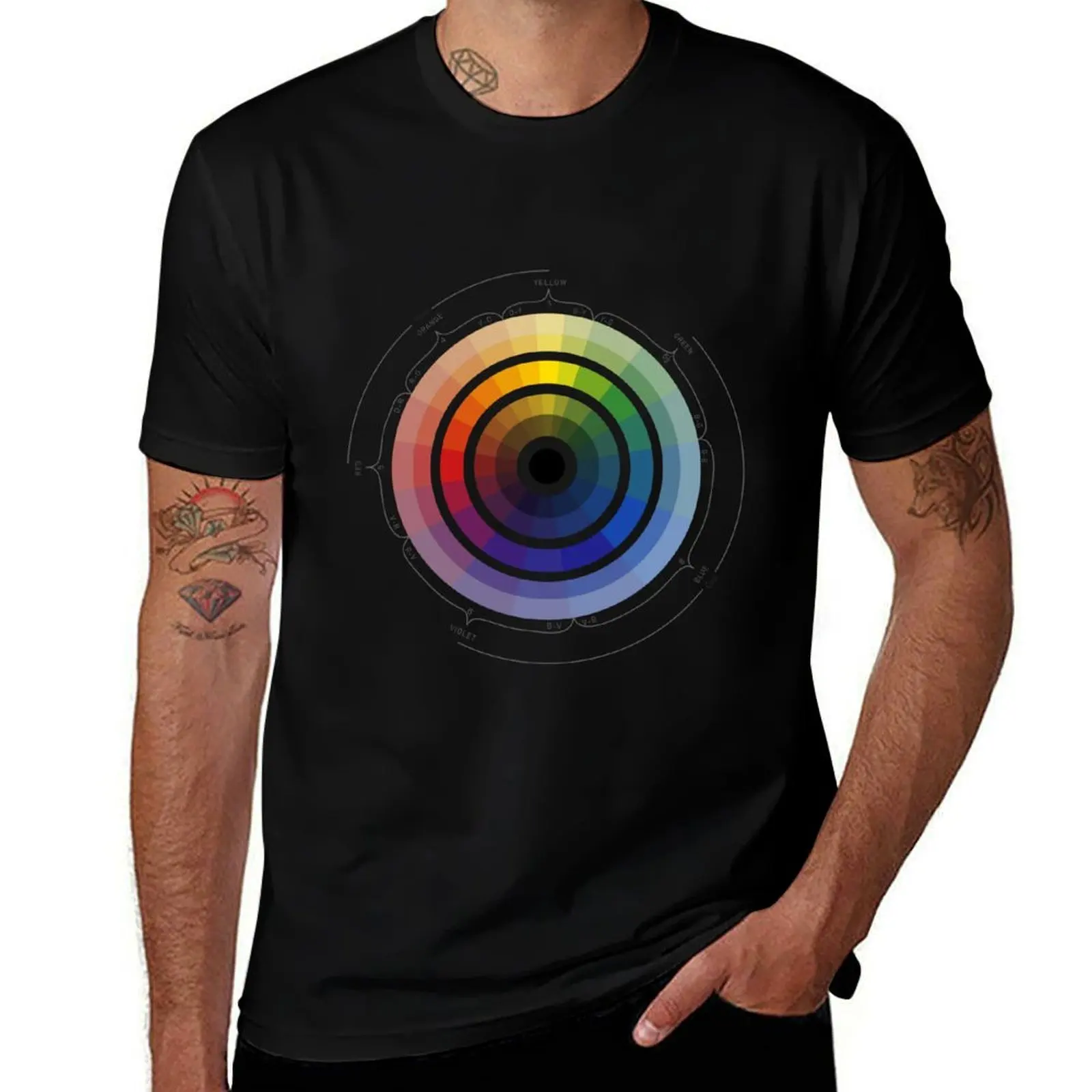 

Refreshed remake of Plate II from ”The Color of Life”, Abbott 1947 T-Shirt for a boy custom t-shirts plus size men clothing