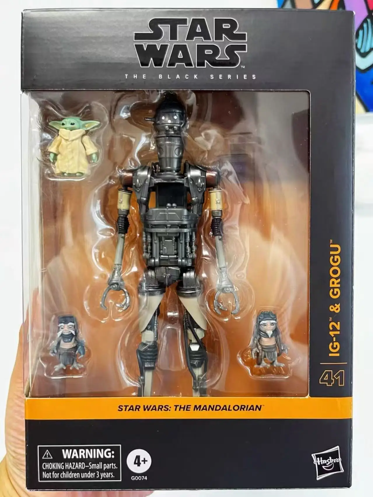 

Hasbro Black Star Wars 6-inch Deluxe Set IG-12 Robot Glogu Mobile Doll