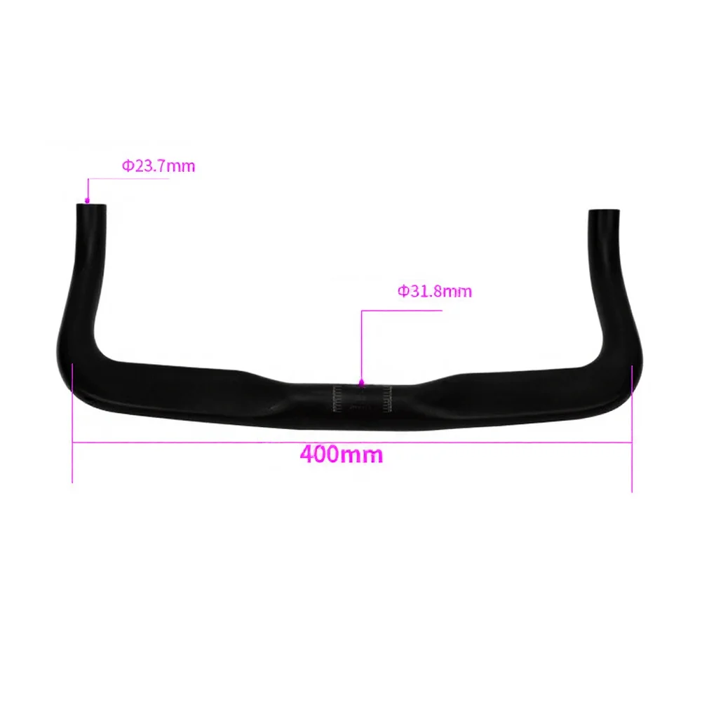 Road Bike For TT Handlebar Made of Aluminum Alloy 31.8mm x 400mm Dimensions MaFor TTe Finish T4 Heat Treated Resistant