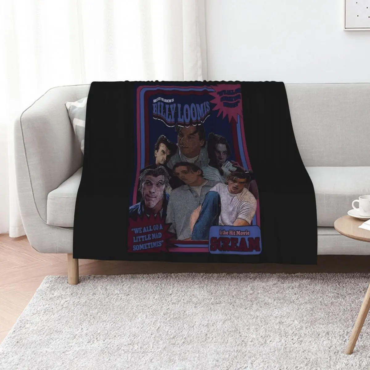 

Billy Loomis Classic Throw Blanket Sofa Throw Decorative Beds Shaggy anime Blankets