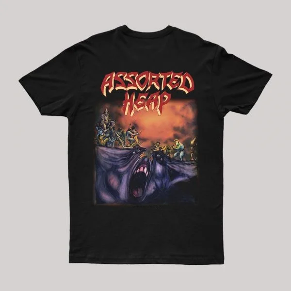 

2025 New Experience of Horror Printed Unisex Street Fashion Trendy Short Sleeves Made of Pure Cotton Round