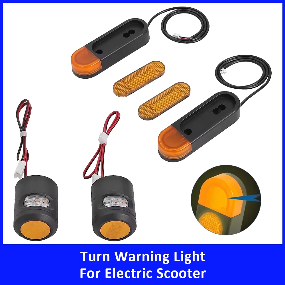 

Reflective Strap Decoration Night Reflector for Electric Scooter Handlebar LED Turn Signal Light Left and Right Light Accessorie