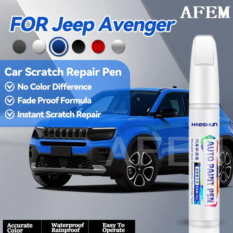 Specialized Automobiles Car Paint Repair Pen For 2023-2025 Jeep Avenger Paint Scratch Repair Accessories Blue PCA White Yellow 2