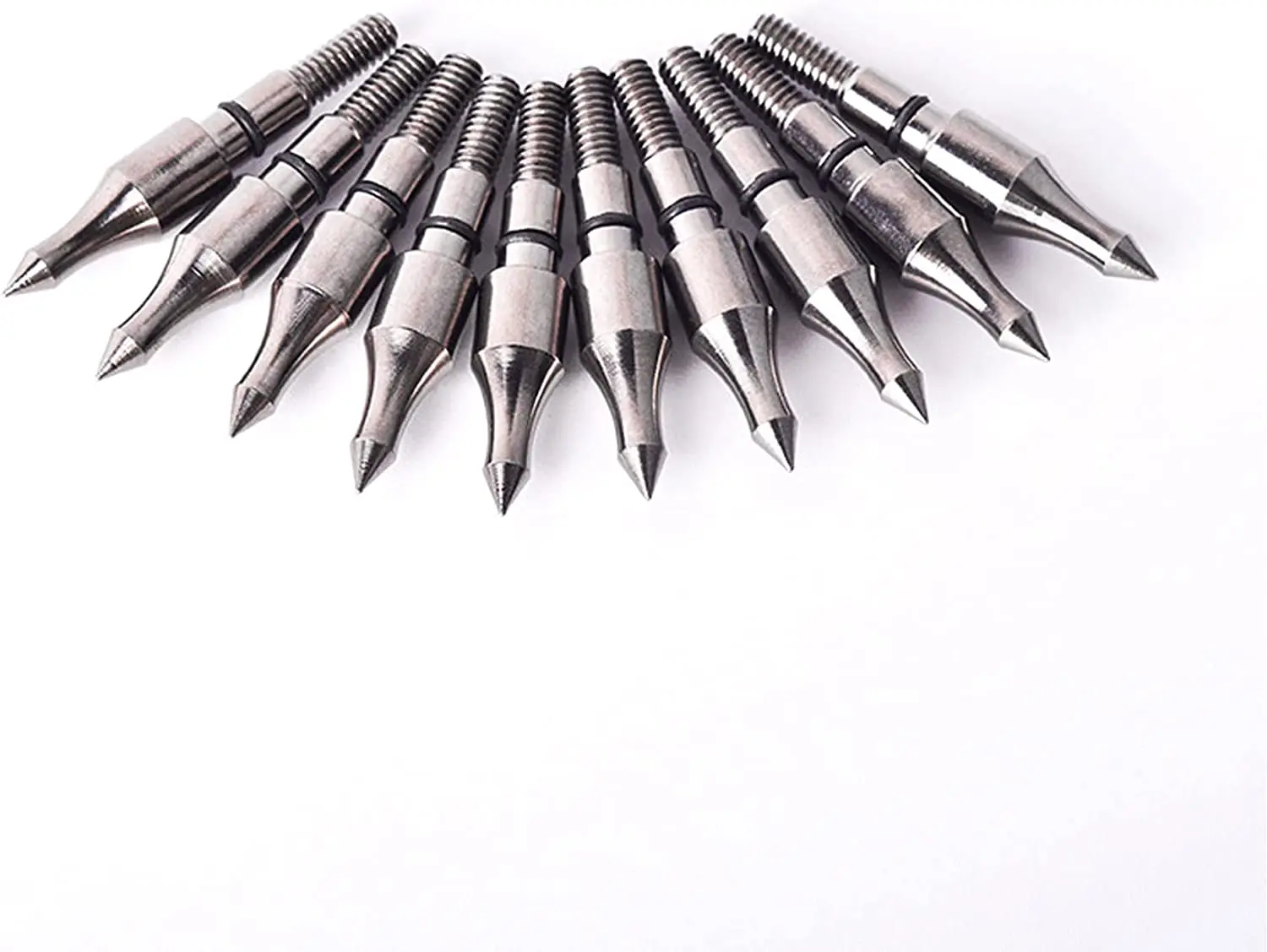 100 Grain Archery Field Points Screw-in Arrow Tip Archery Target Practice Arrowhead for Recurve Bow Compound Bow Arrow(6/12pcs)