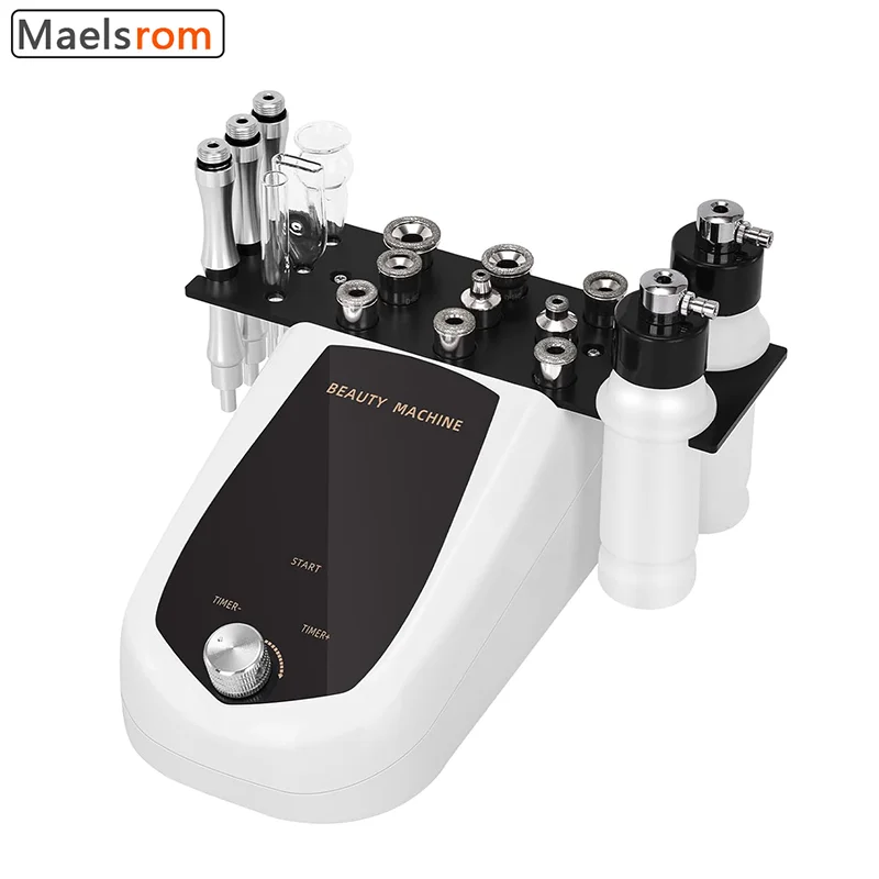 Diamond Machine 3 IN 1 Dermabrasion-Gesichtsmaschine mit Saugleistung, professionelle Diamond Glow-Gesichtsmaschine mit Sprühset für zu Hause