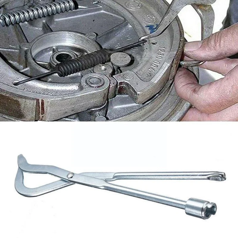 

31cm 12" Car Drum Brake Line Shoe Return Spring Plier Remover Removal Repair Hand Tools Brake Shoe Spring Pliers Brake System