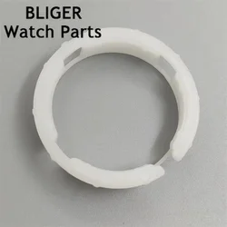 Bligger-ミヨタ2813ムーブメント、インナーカバー、スペーサーリング、ウォッチケースアクセサリー用のプラスチックリング、43mm