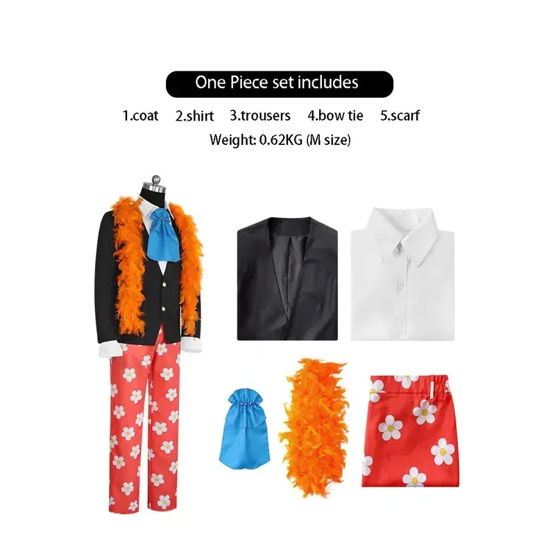 Disfraz de One Piece Brooke COS, disfraz de cosplay de actuación de fiesta anual de Halloween, ropa para hombre @ 0Z *
