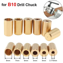 B10 Drill Chuck Connecting Rod Sleeve Copper Taper Coupling 3.175mm/4mm/5mm/6mm/7mm/8mm Motor Connect Shaft Adapter Tools