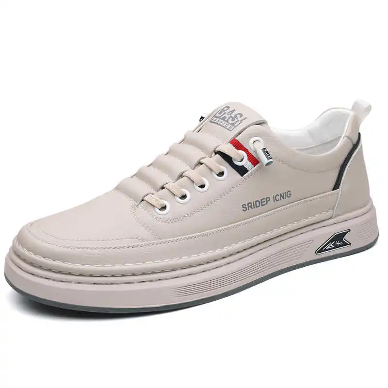 

Мужские бежевые ботинки в стиле хип-хоп с отверстиями, лоферы, коричневые мужские туфли, минималистичные кроссовки, мужские спортивные кроссовки, купите в Вьетнаме для отдыха