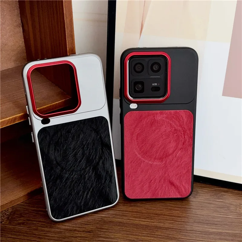 

For VIVO IQOO 15 Ultra 15 Magnetic Case ELVEV Luxury PU Leather + Hard PC Camera Protection Phone Cover