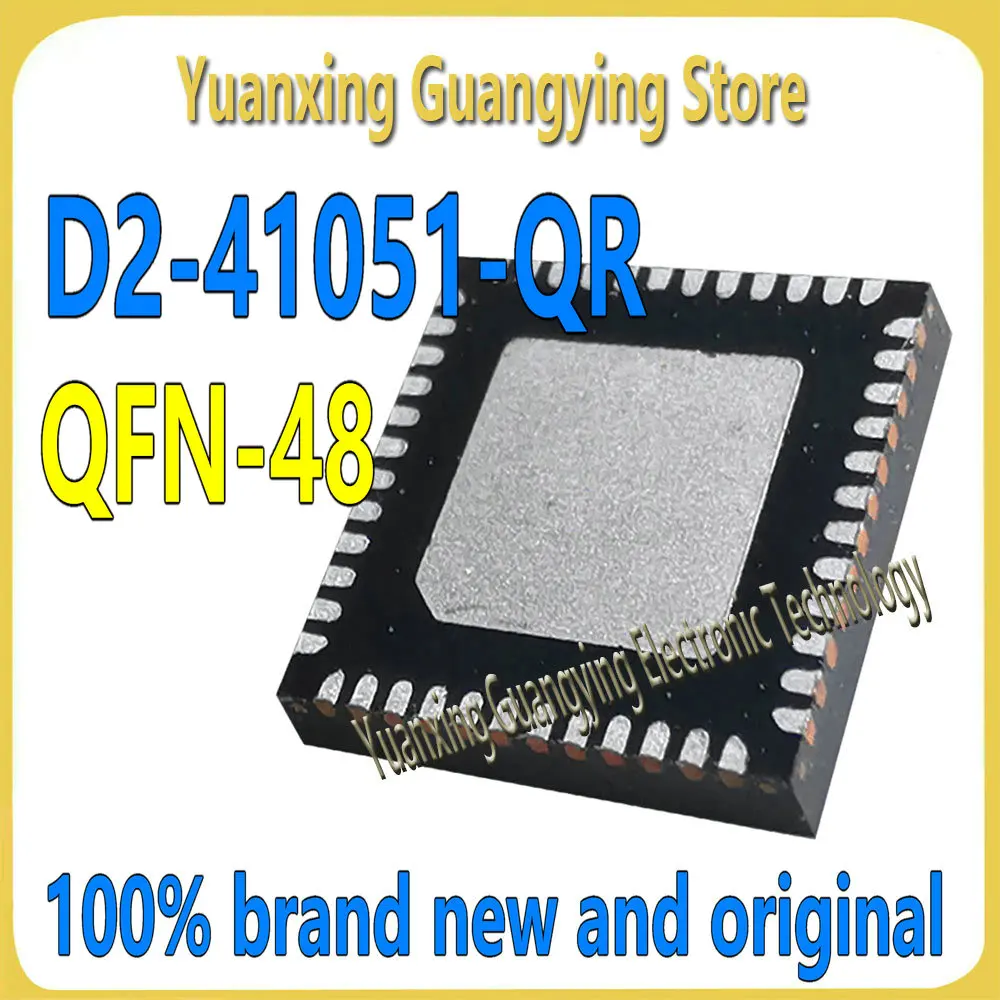 (1 Piece) D2-41051-QR D2-41051 SMD QFN-48 PWM Controller Audio Processor Chip IC 100% Brand New and Original