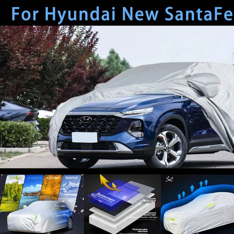 

For Hyundai New SantaFe Car protective cover,sun protection,rain protection, UV protection,dust prevention auto paint protective