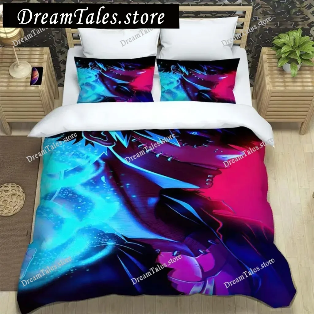 HD Anime Mein Hero Science Cartoon 3D Printed Bedding Queen Bedding Set Customized King Size Bedding Set Polyester Quilt Cover