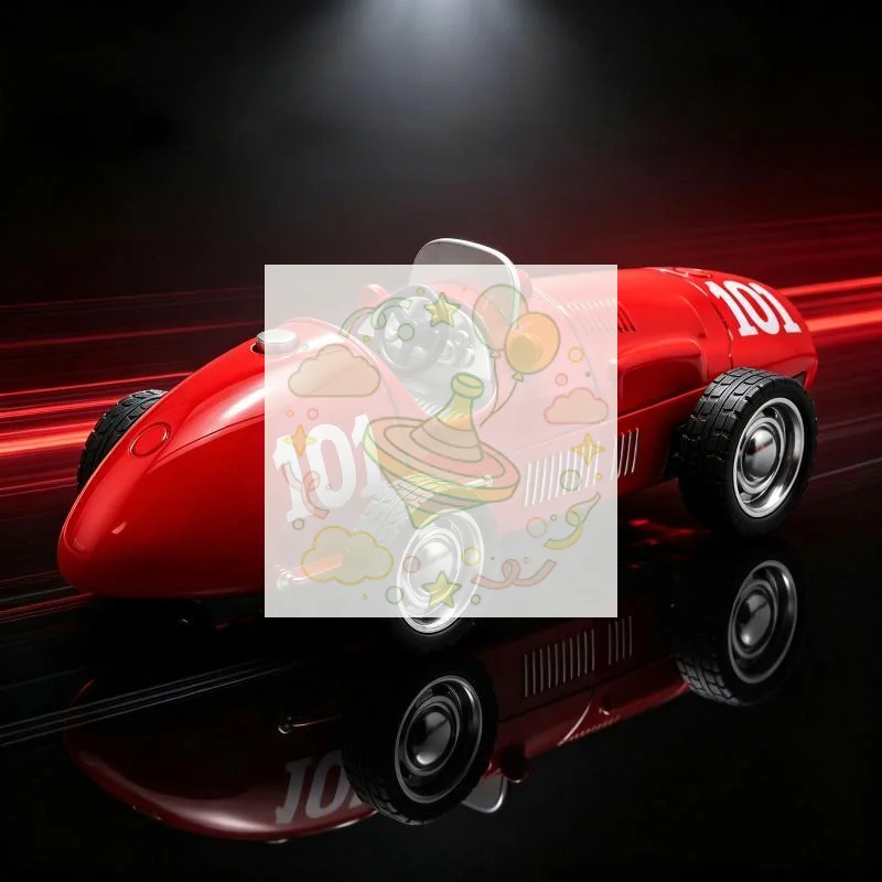 1Pcs Powerful Recoil Metal Casting 1/36 Scale Vintage Classic Race Racer Style Car For Kids Collection Home Decor Gift