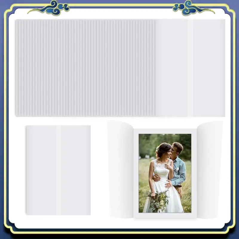 

Portable 50 Sheets Pre-Folded Vellum Jackets Vellum Paper For 5X7 Invitations,Vellum Wraps For 5 X 7 Wedding Invitations,Envelop