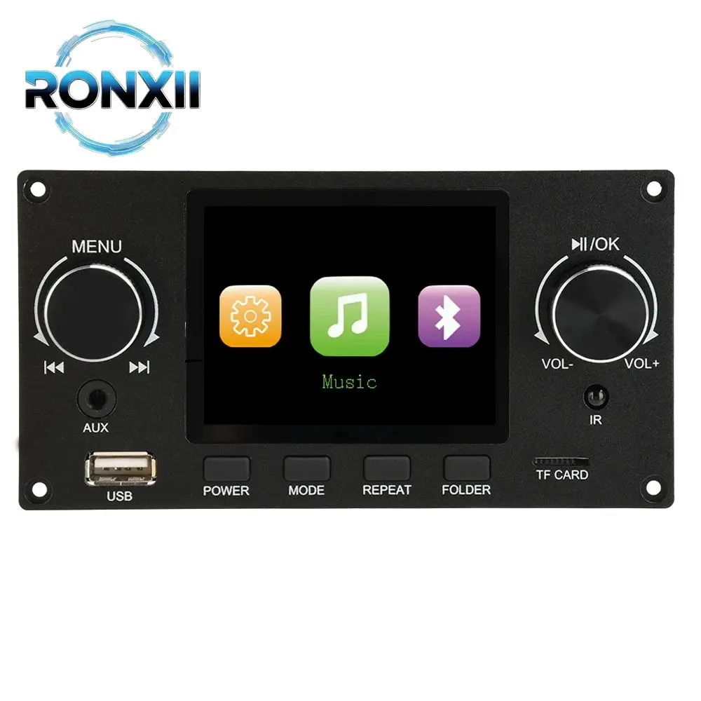 2.8-inch TFT Color Screen Bluetooth Lossless Audio Player Decoding Board Supporting I2S Digital Audio Output