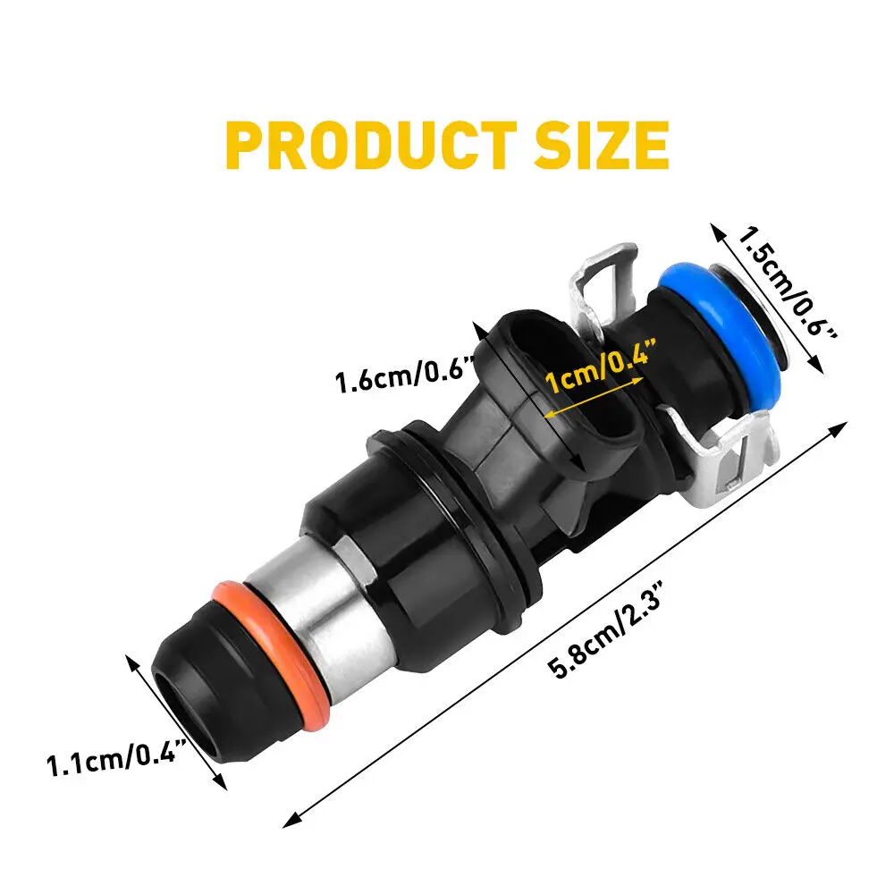 

8X Fuel Injectors for 2000-2006 Chevy Silverado 1500 & Tahoe/Suburban 4.8L/5.3L