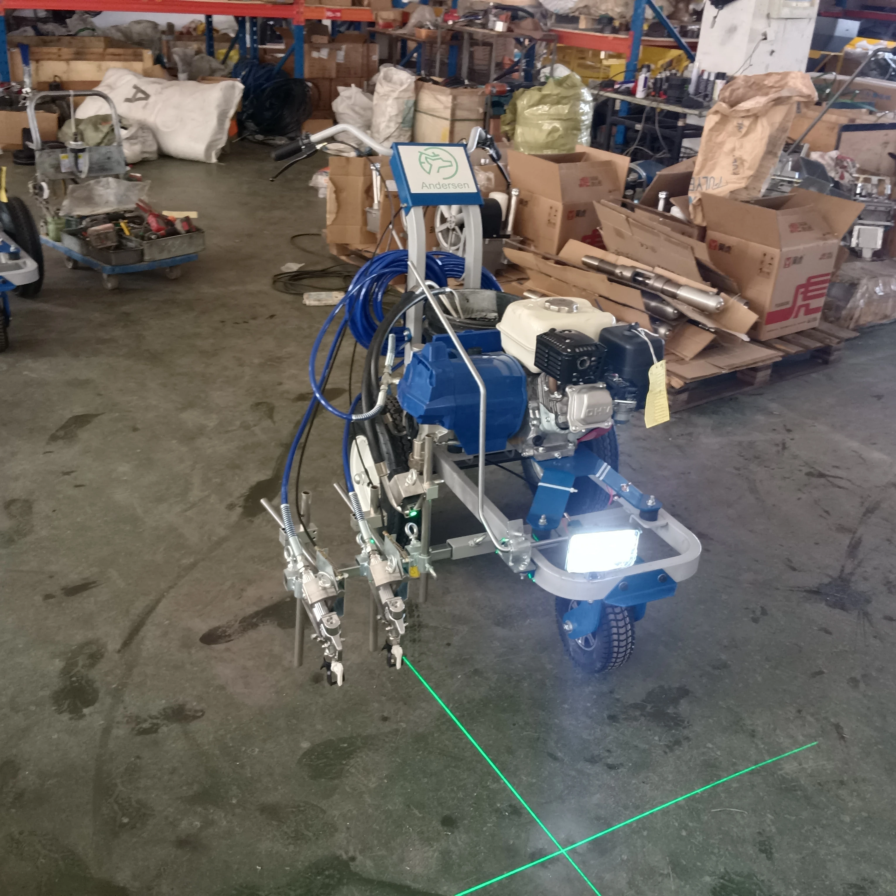 

For Soccer Field Road Line Equipment Versatile And Easy To Maintain New Road Marking Machine With Reliable Pump And Engine