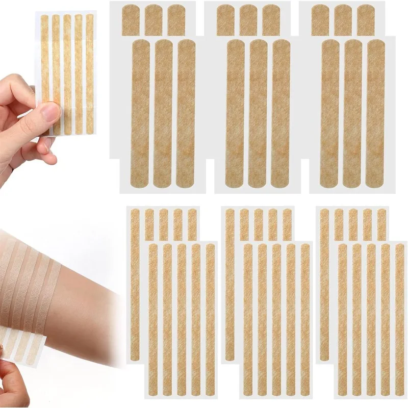 

Клейкая лента для закрытия ран, дышащие, гибкие полоски для ухода за ранами, приятные для кожи, одноразовые принадлежности для оказания первой помощи, стерильные, удобные