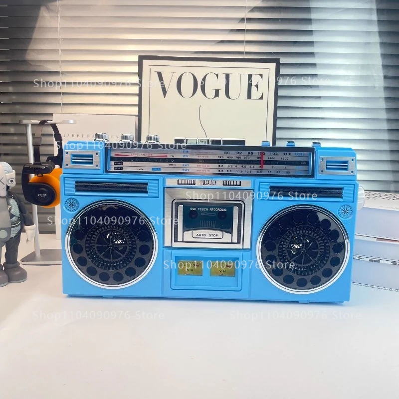 Retro Handheld Cassette Player USB Flash Drive Bluetooth Multifunctional Cassette Player Nostalgic Recorder 110V-220V 50Hz