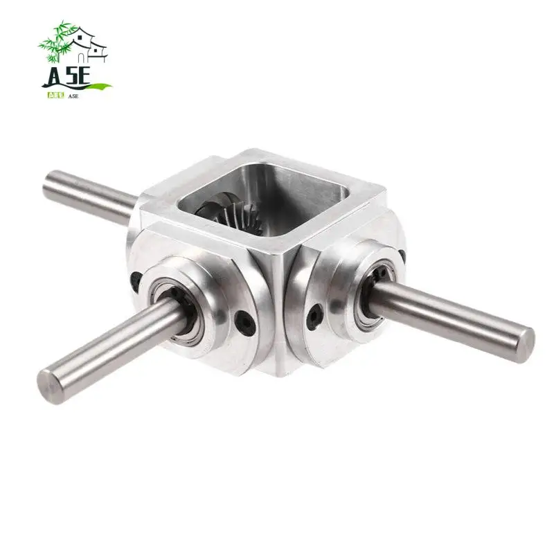 

A05E-1:1 Commutator Right Angle Transmissiongearbox 1M 20T 8MM Spiral Bevel Gear Reduction Gearboxtools