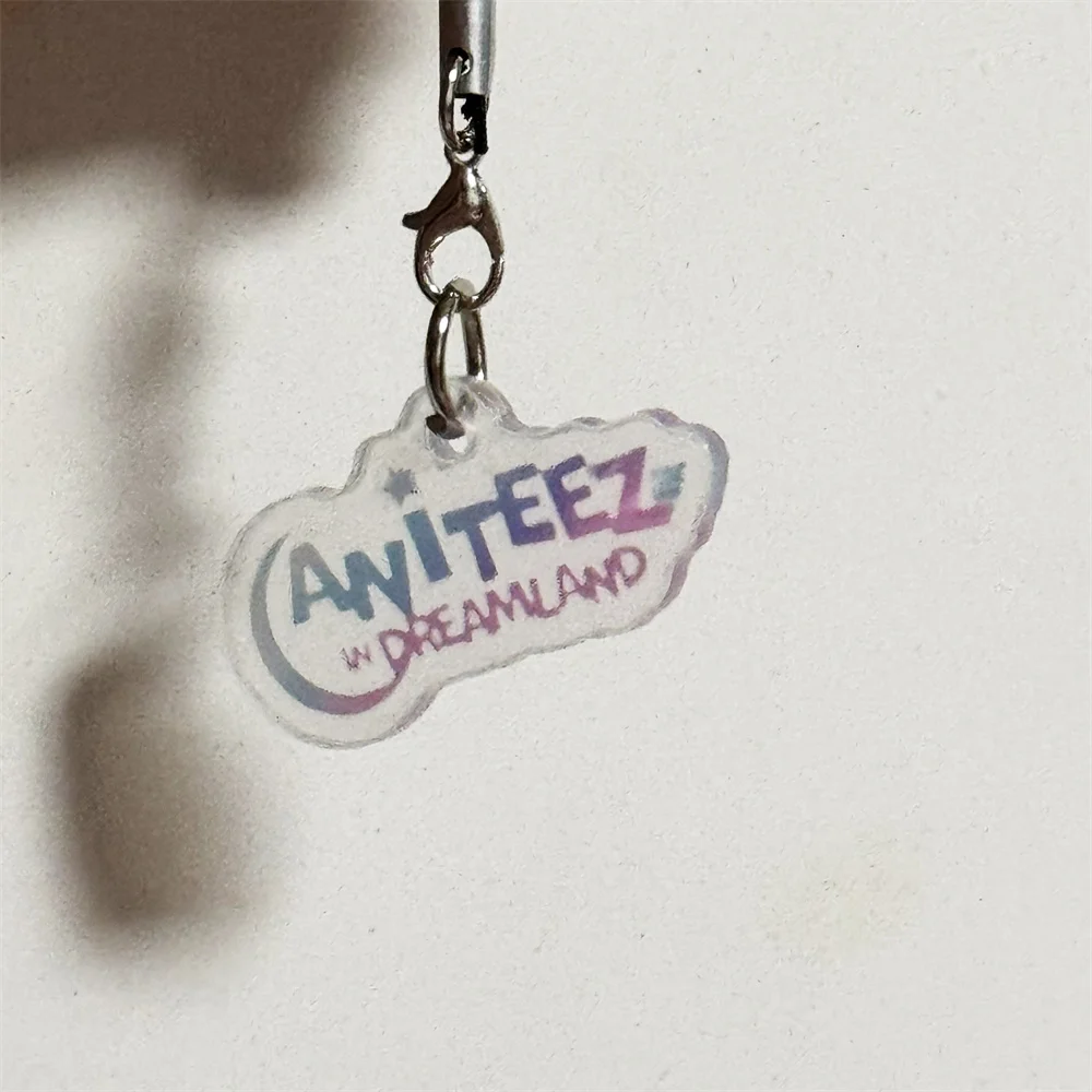 KPOP Keychain ATEEZ In Dreamland Phone Chains Mobile Telephone Strap Hongjoong Seonghwa Yunho Yeosang San Phone Lanyard Mingi