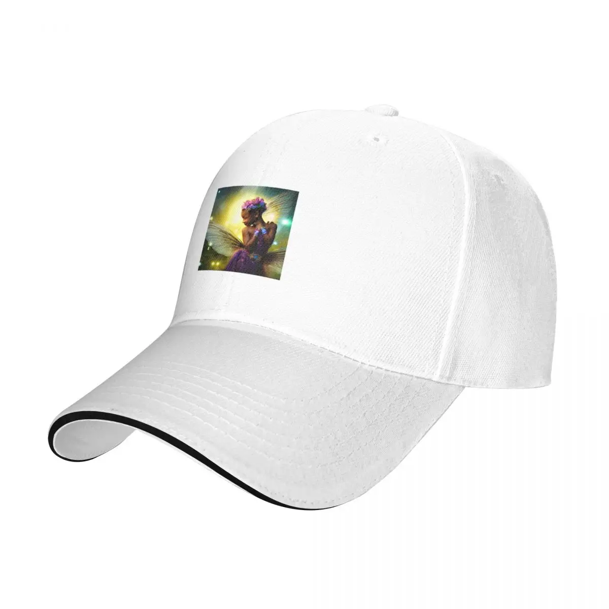 Cute African American Fairy Baseball Cap Sunscreen Golf Golf Women Men's